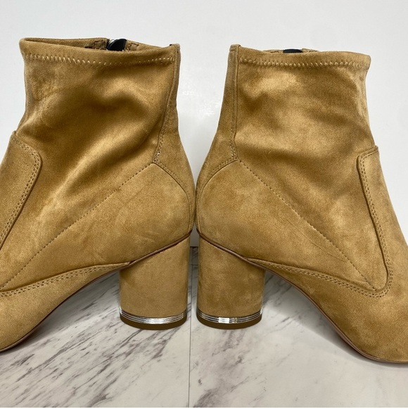 Franco Sarto Pisa Light Brown Square Toe Bootie 9M - Picture 9 of 16